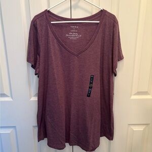 Torrid Purple Relaxed Fit T-Shirt